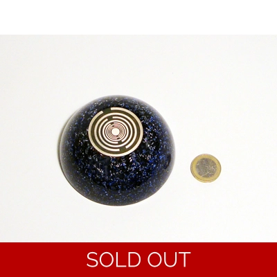 Mini μπλε ημισφαίριο – οργονίτης με 2 MWOs Lakhovsky